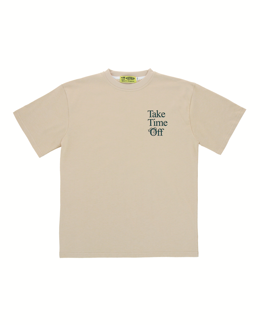 Take Time Off (Sand) Oversized Tee