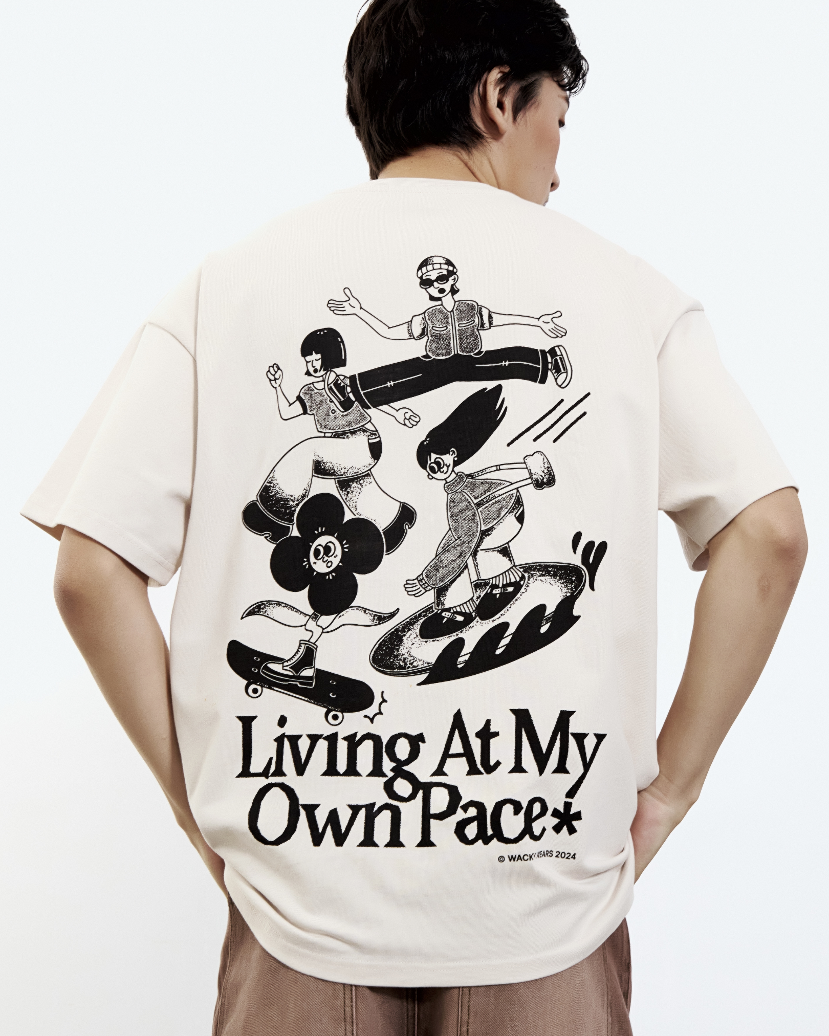 My Own Pace 2.0 - Sand (Oversized) – Wacky Wears