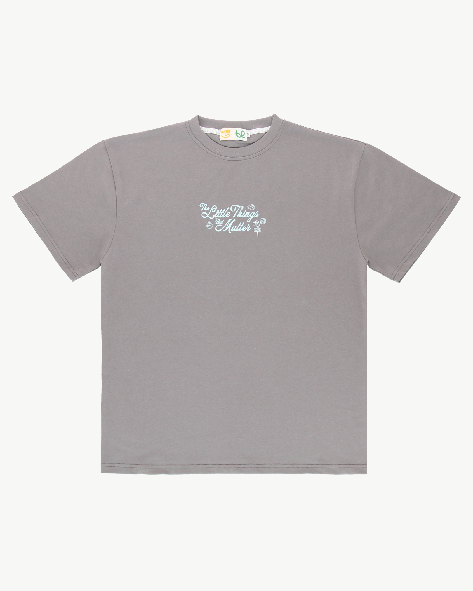 The Little Things That Matter Oversized Tee - Graphite