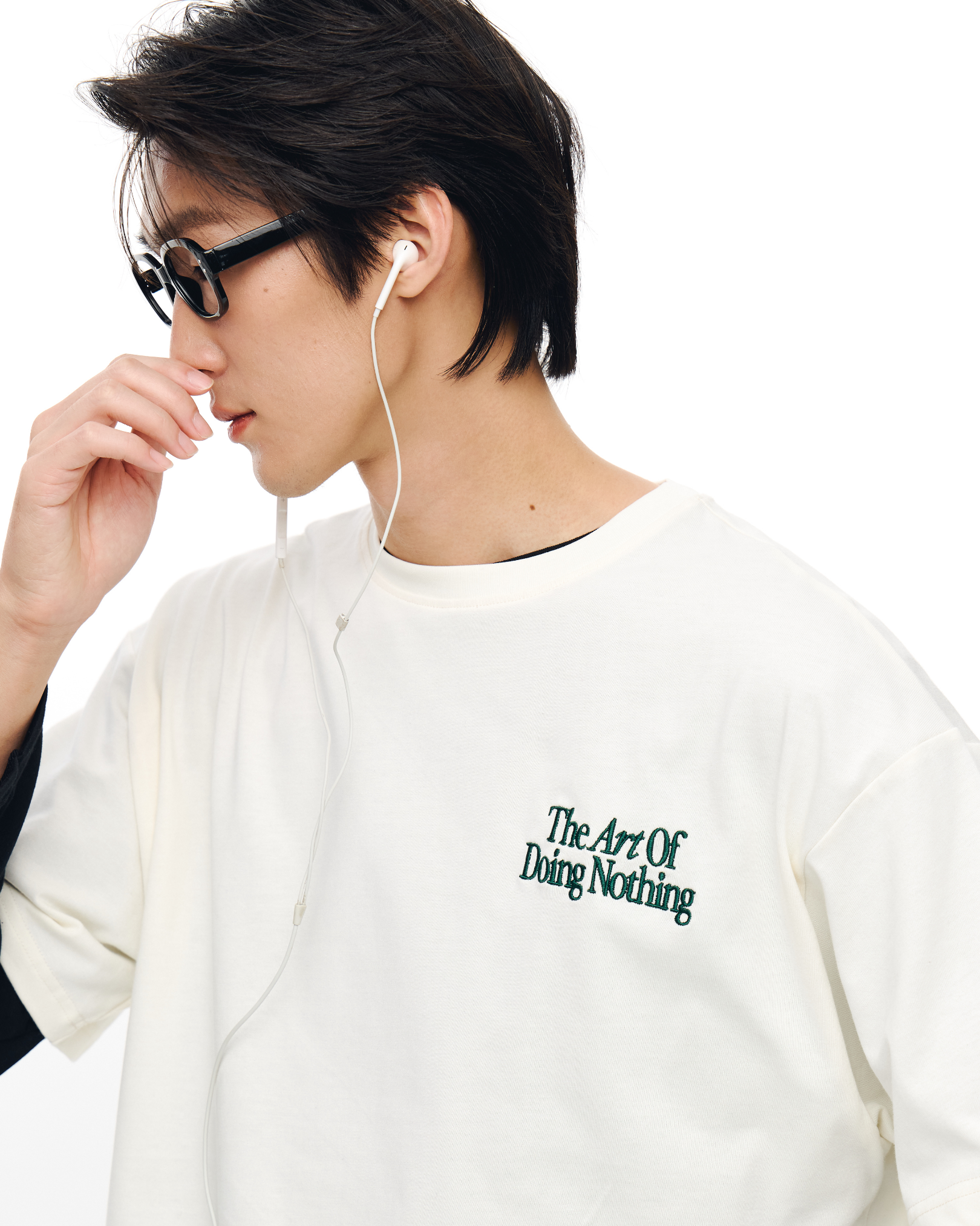 Art of Doing Nothing Oversized Tee (Ivory)