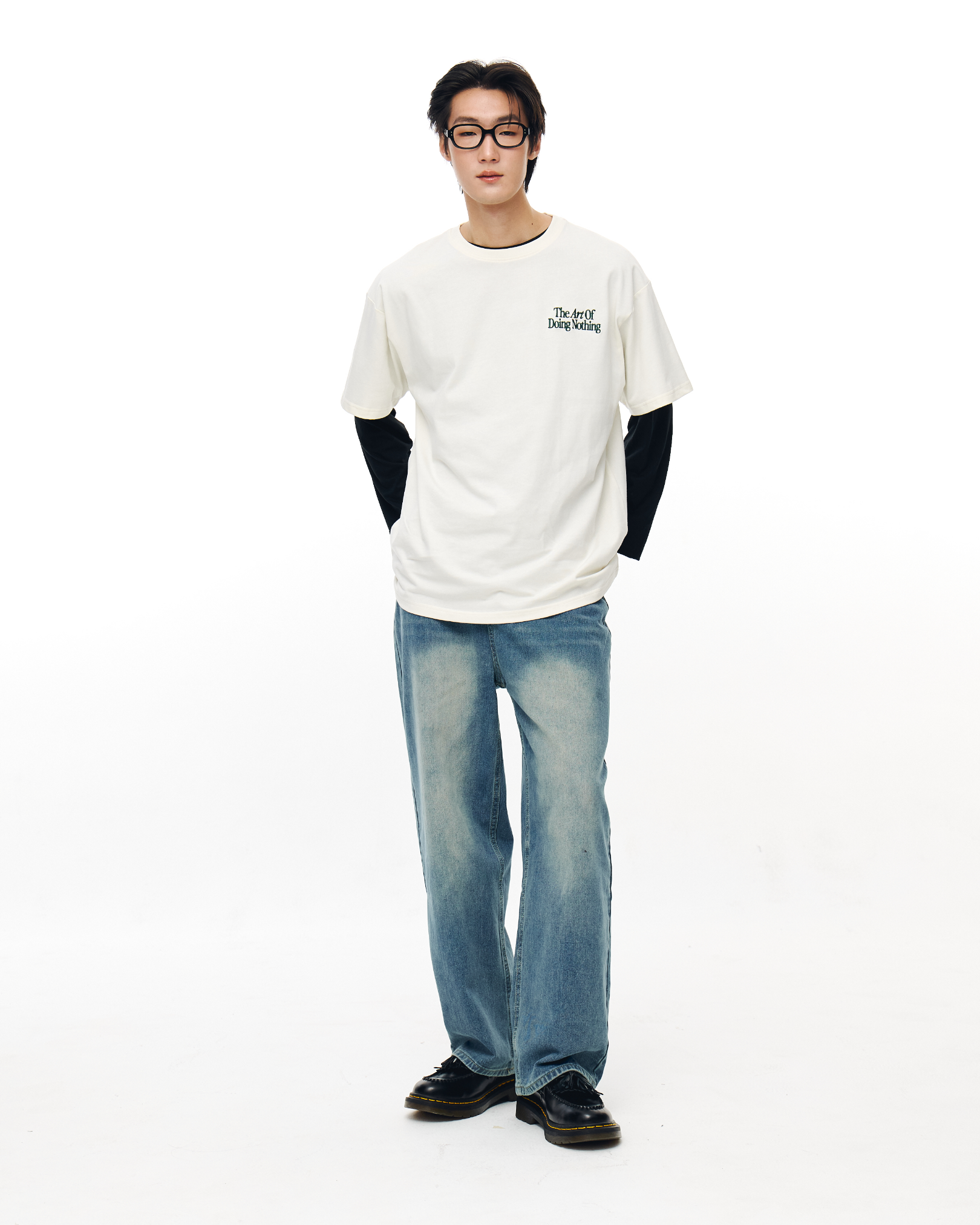 Art of Doing Nothing Oversized Tee (Ivory)