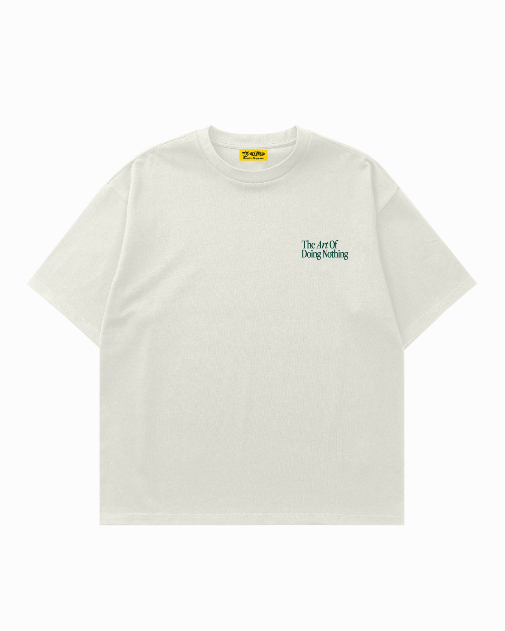 Art of Doing Nothing Oversized Tee (Ivory)