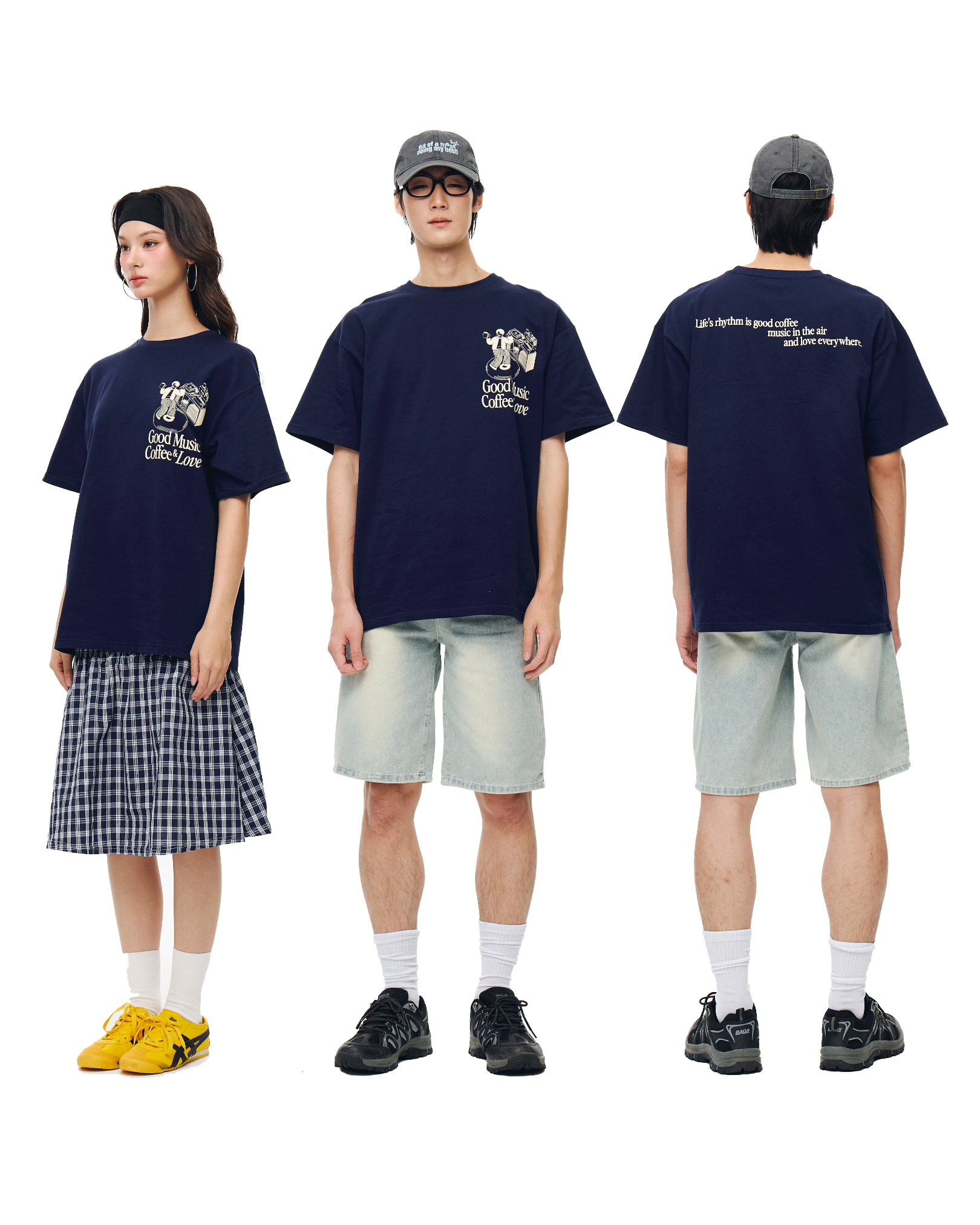 Simple Things Oversized Tee (Navy)