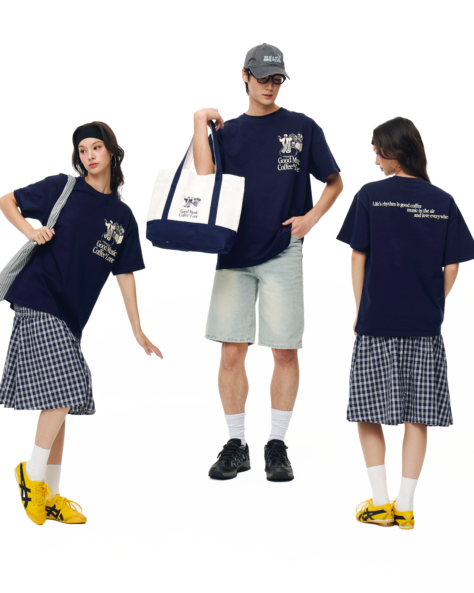 Simple Things Oversized Tee (Navy)