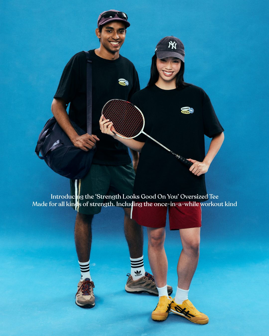 [Backorder] Strength Looks Good On You (Oversized) - Black