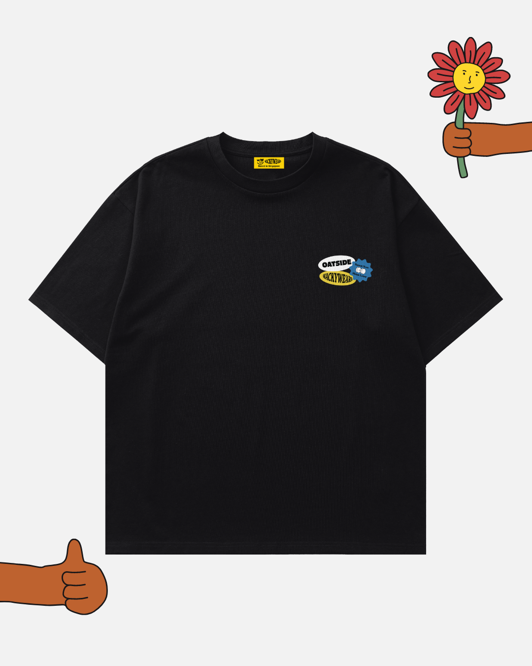 [Backorder] Strength Looks Good On You (Oversized) - Black