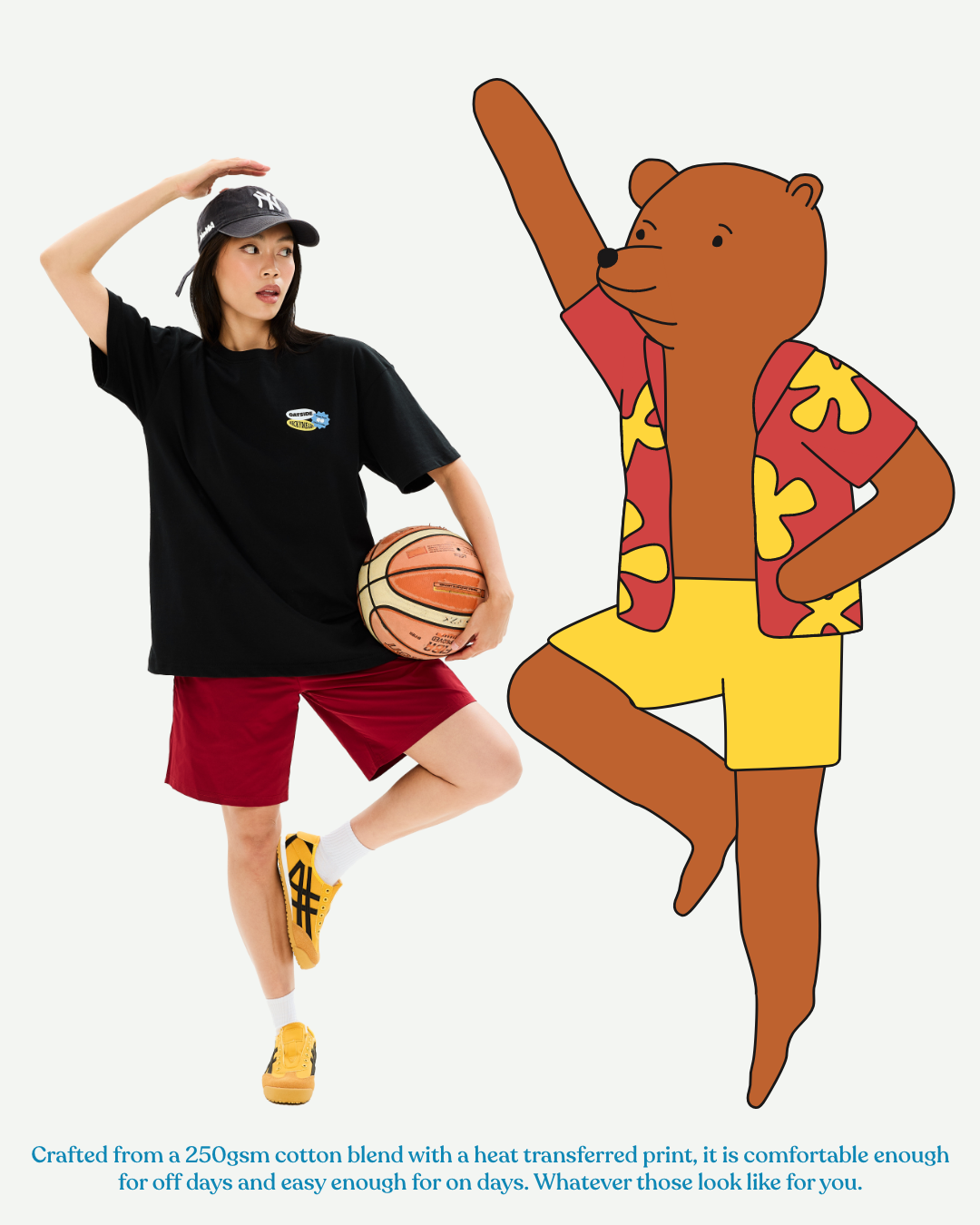 [Backorder] Strength Looks Good On You (Oversized) - Black