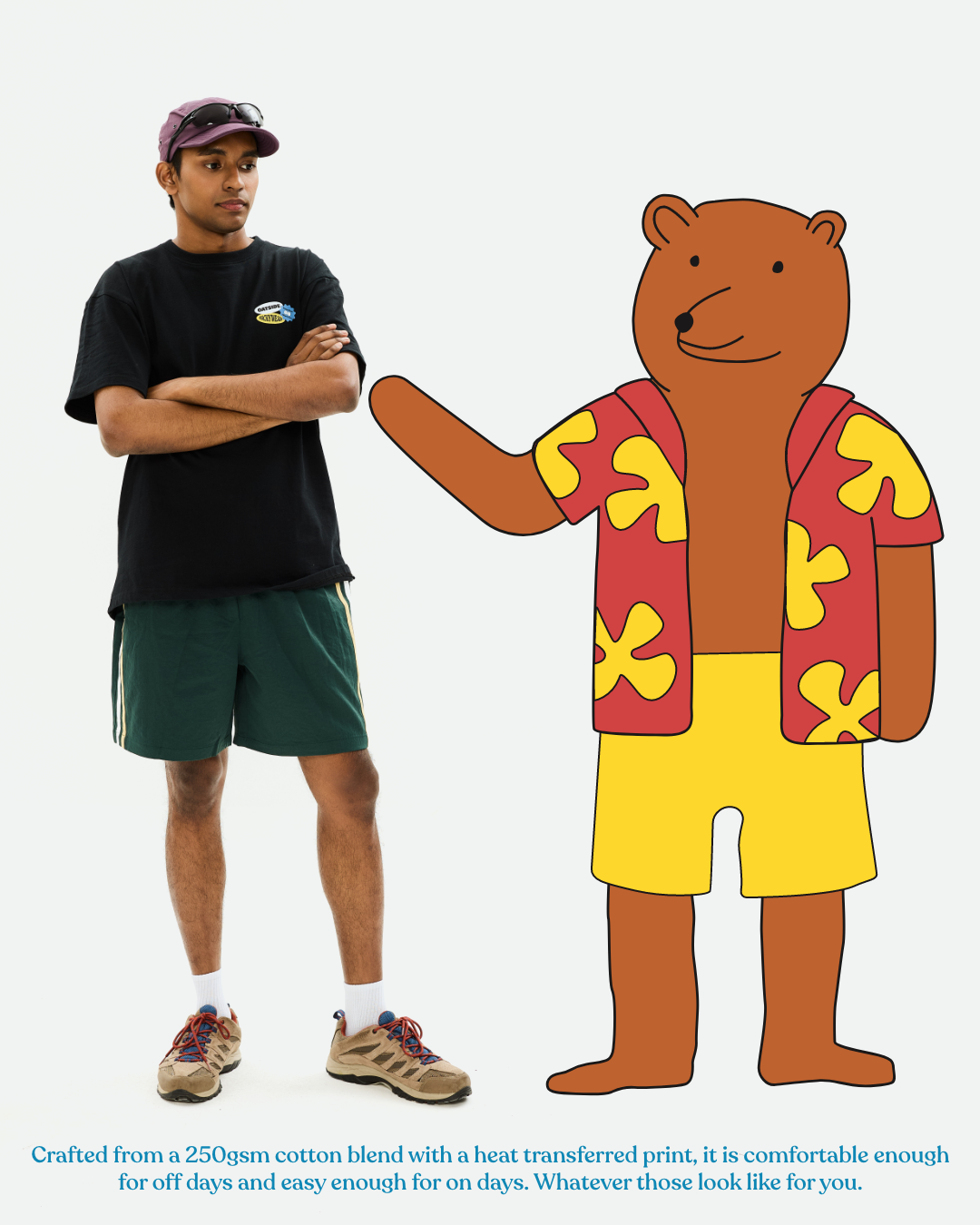 [Backorder] Strength Looks Good On You (Oversized) - Black