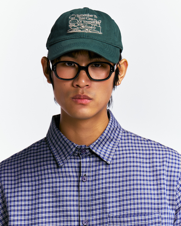 'Remember To Take Care Of Yourself' Cap (Dark Green)