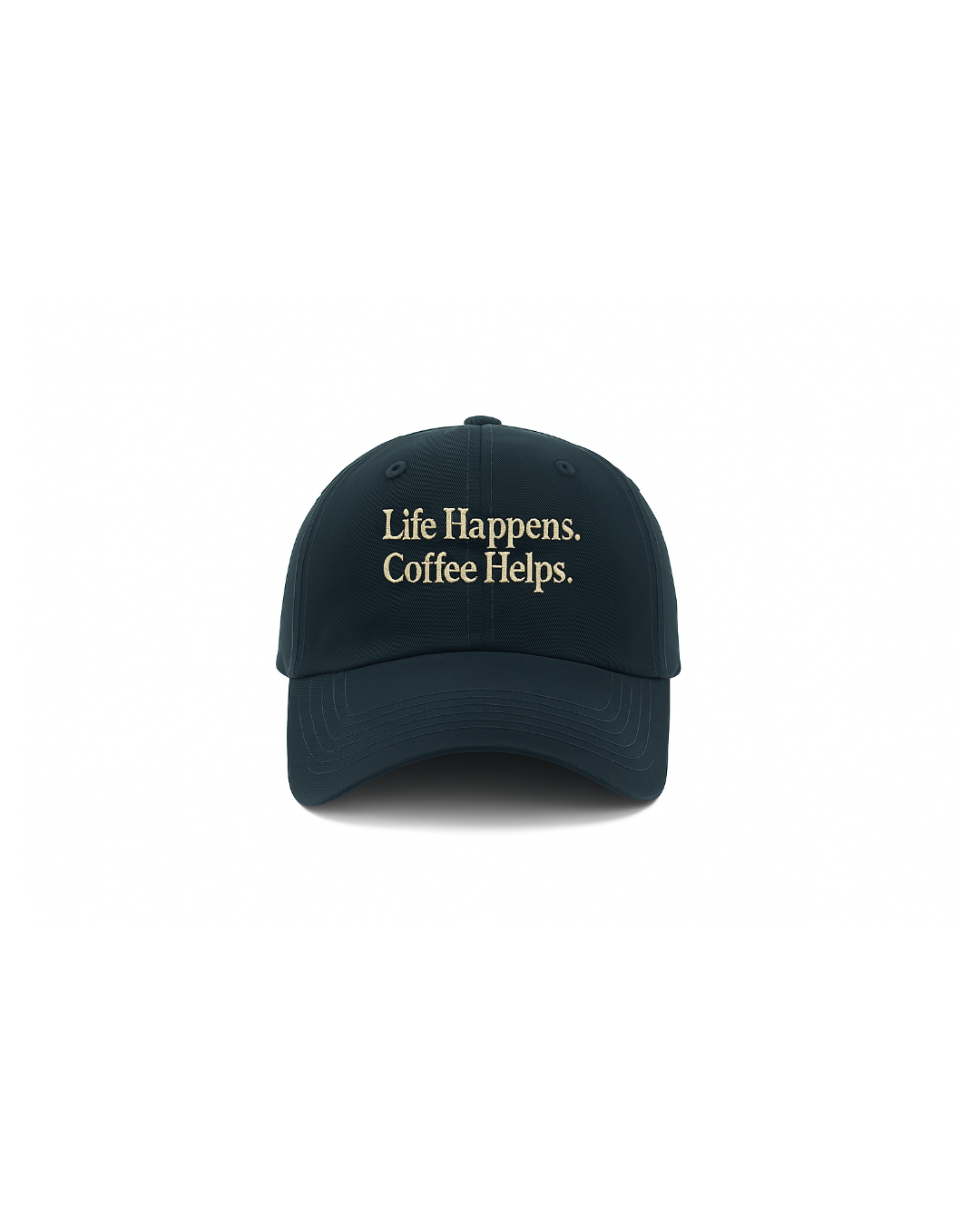 Life Happens, Coffee Helps Cap (Washed Emerald)