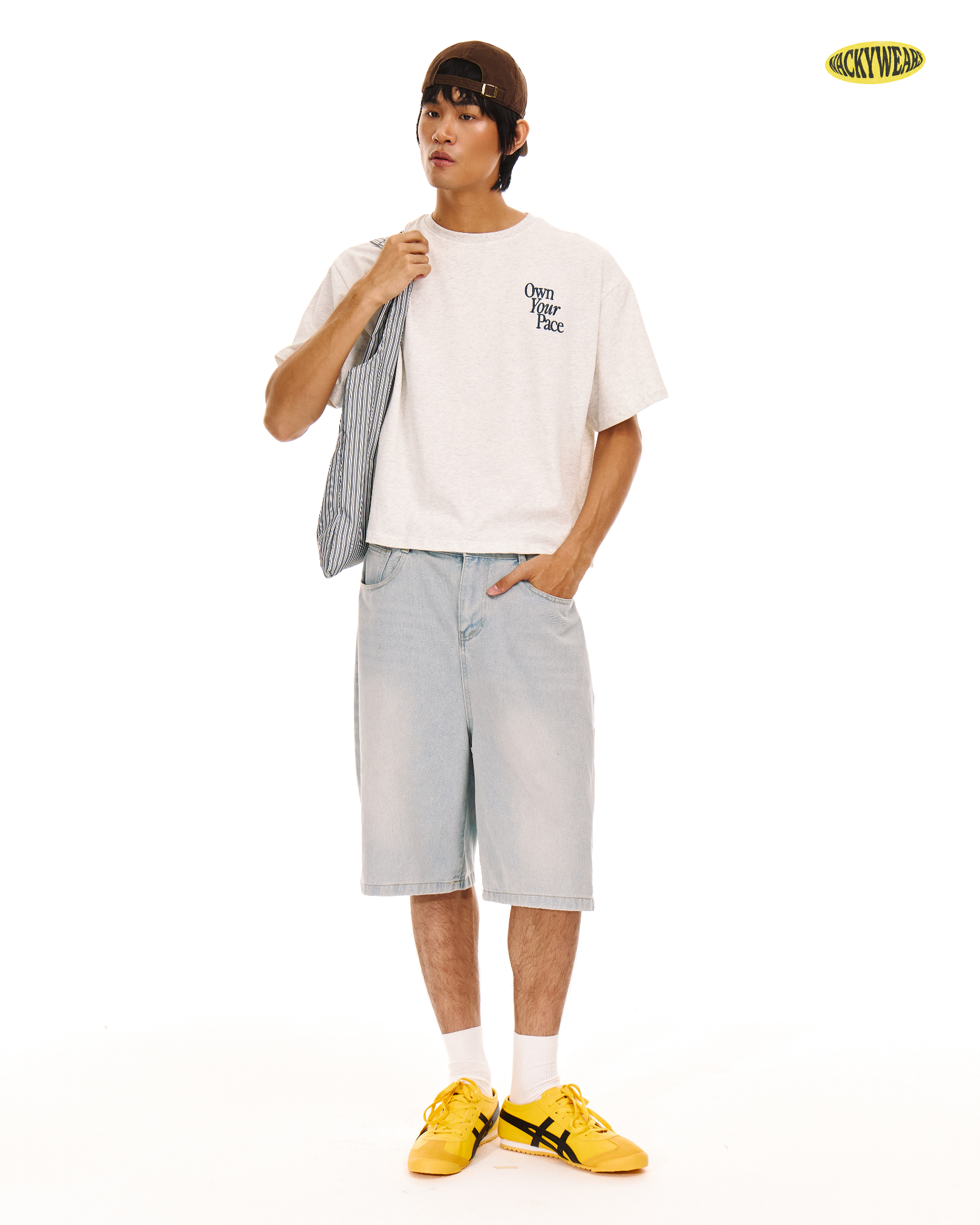 Own Your Pace Boxy Crop Tee (Heather)