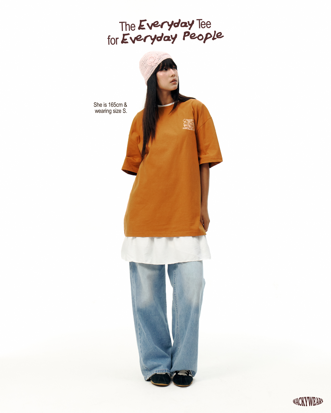 Everyday Basic Oversized Tee - Burnt Sienna