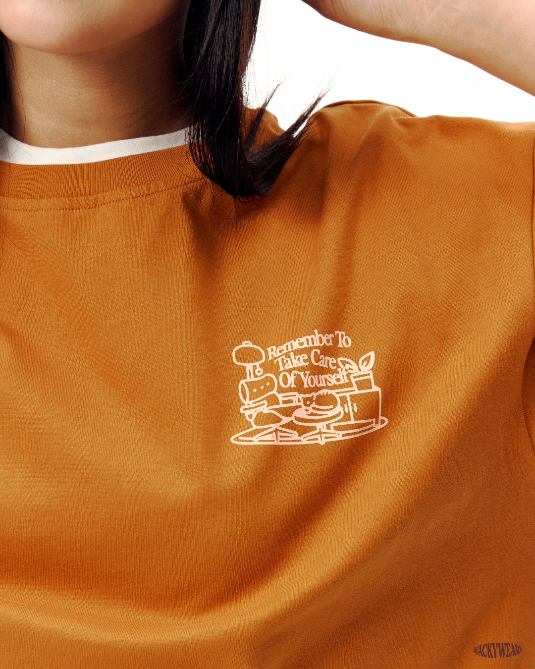 Everyday Basic Oversized Tee - Burnt Sienna