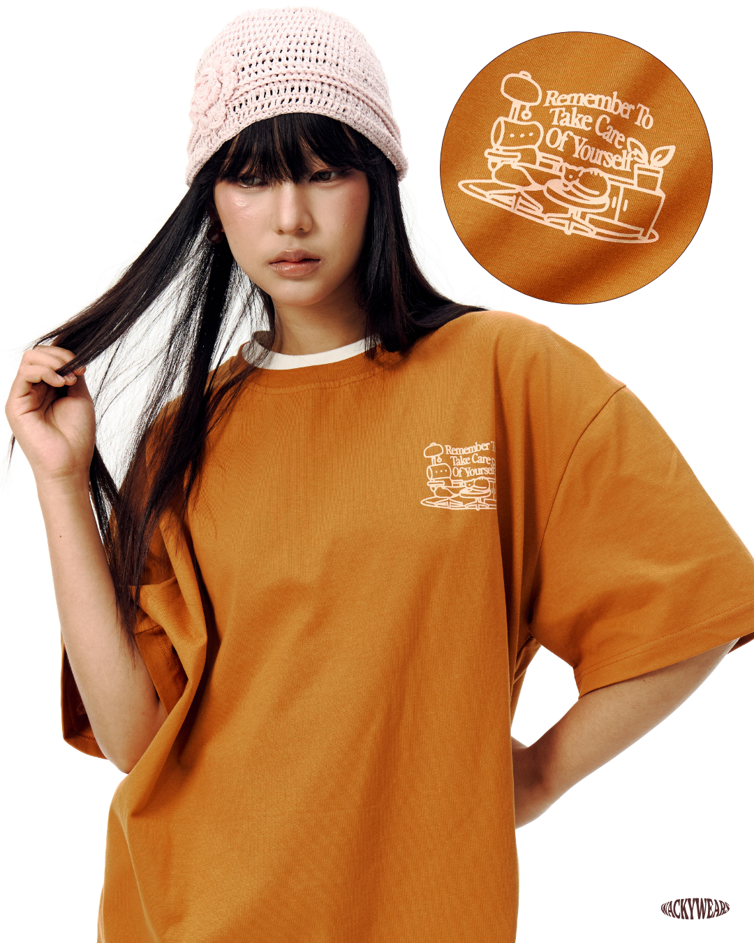 Everyday Basic Oversized Tee - Burnt Sienna
