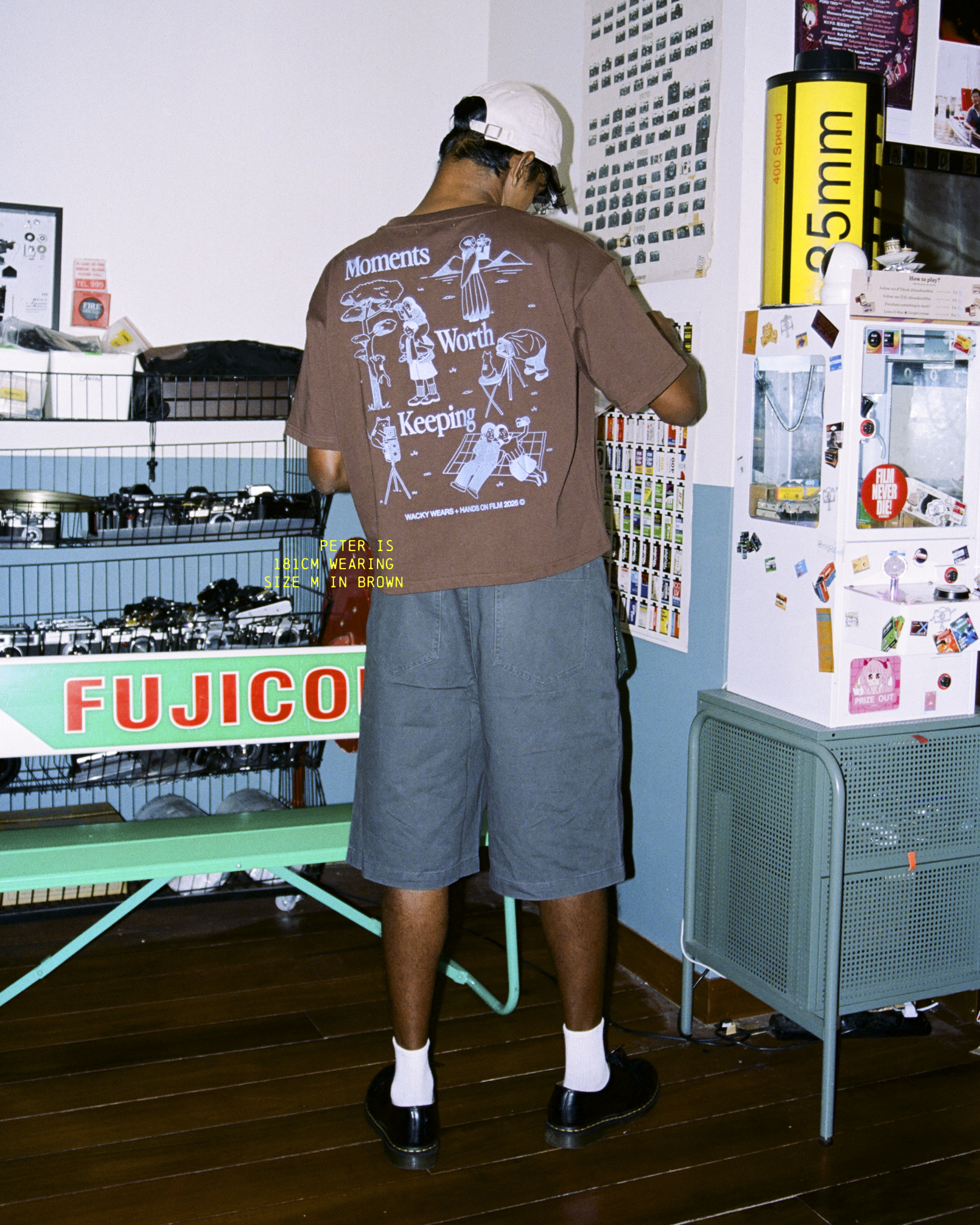 Moments Worth Keeping - Boxy Tee (Brown)