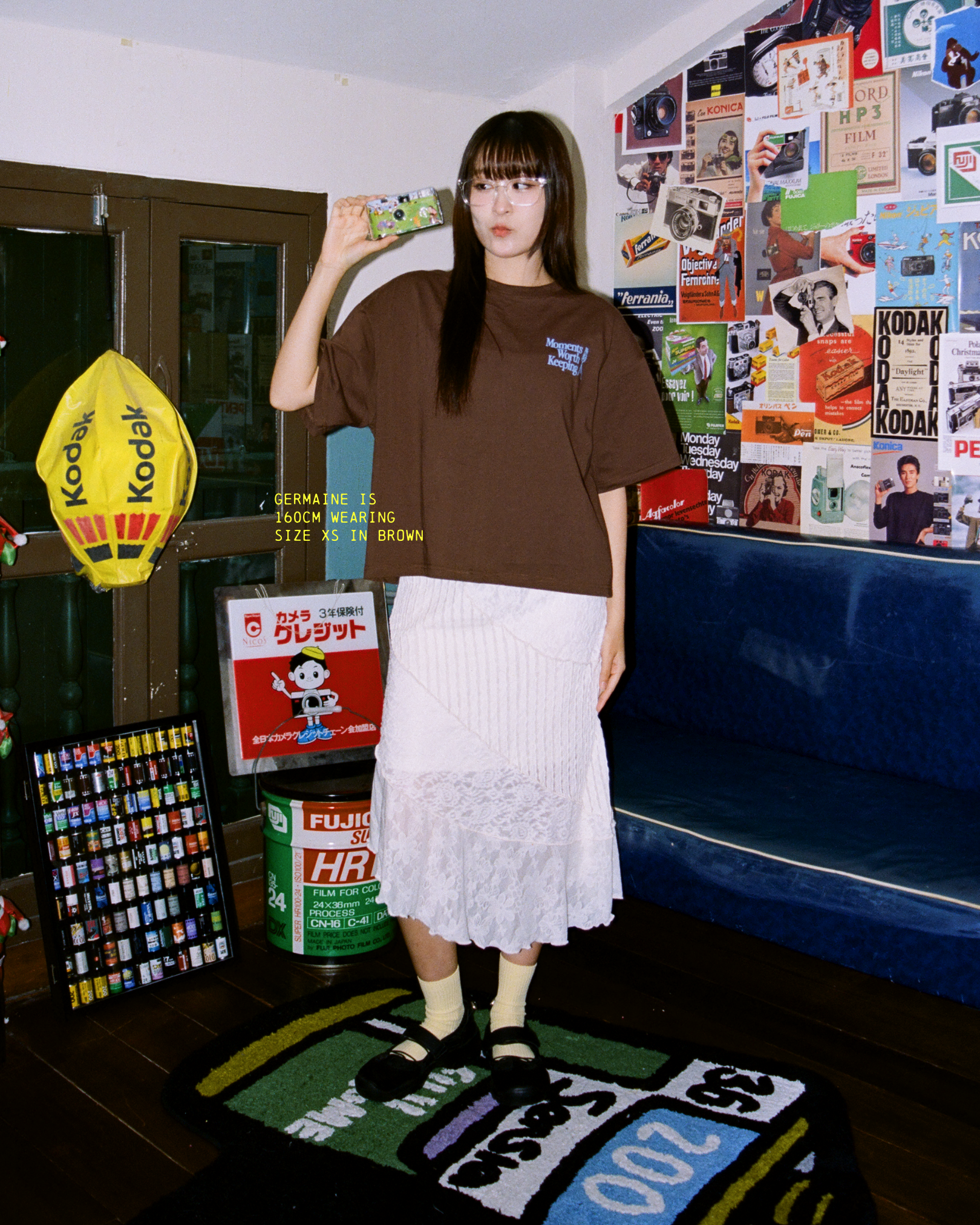 Moments Worth Keeping - Boxy Tee (Brown)