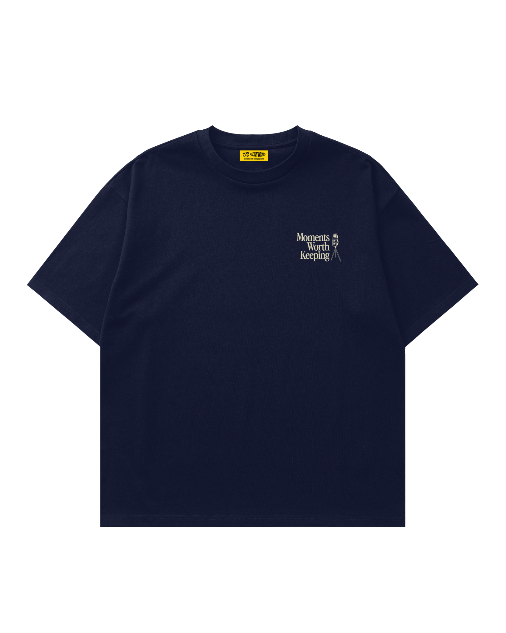 Moments Worth Keeping - Oversized Tee (Navy)