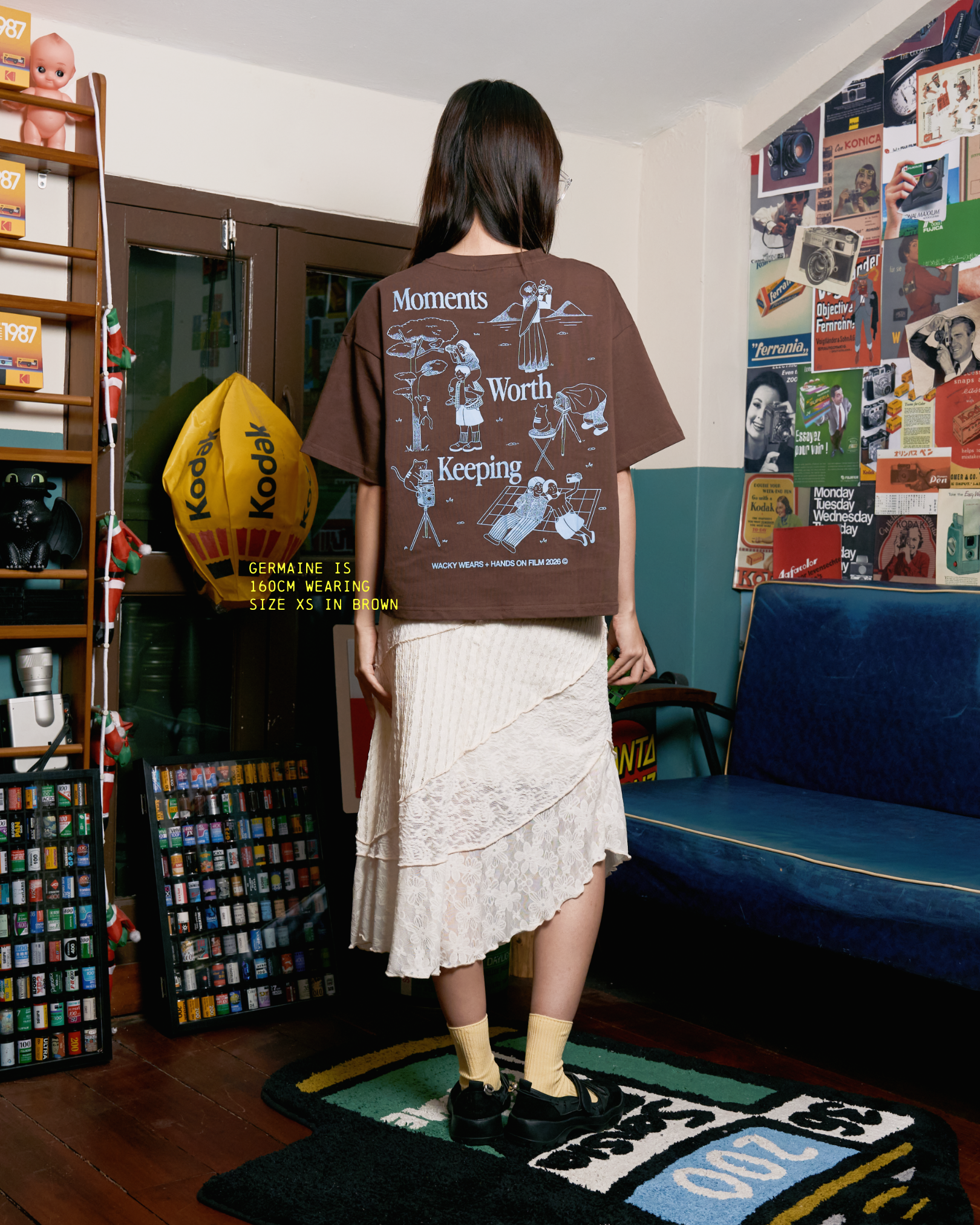 Moments Worth Keeping - Boxy Tee (Brown)