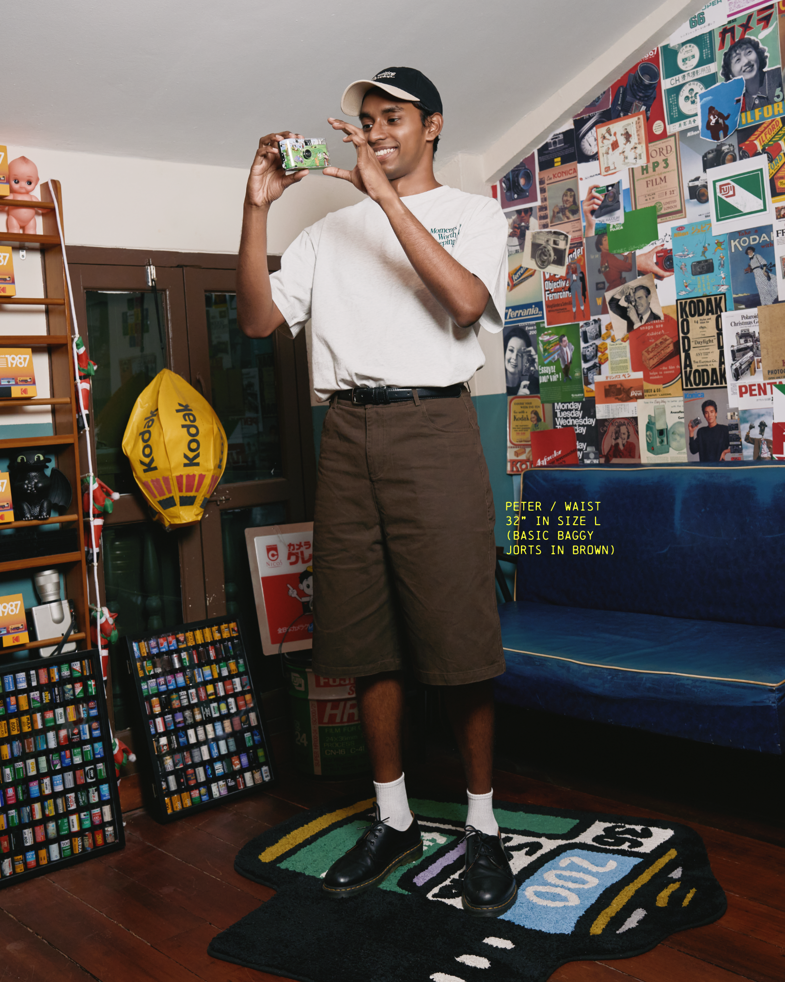 Basic Baggy Jorts (Brown)