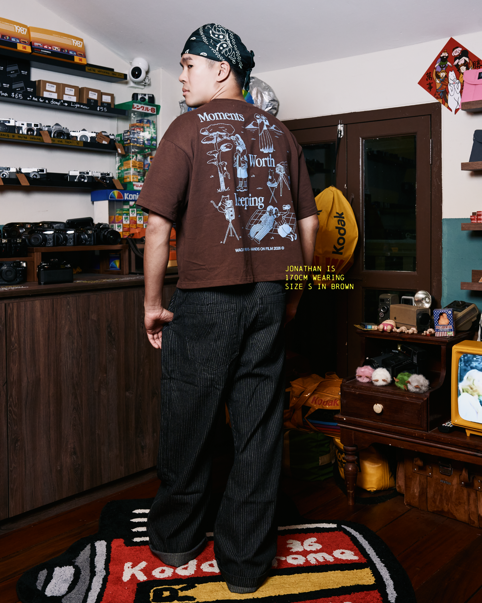 Moments Worth Keeping - Boxy Tee (Brown)