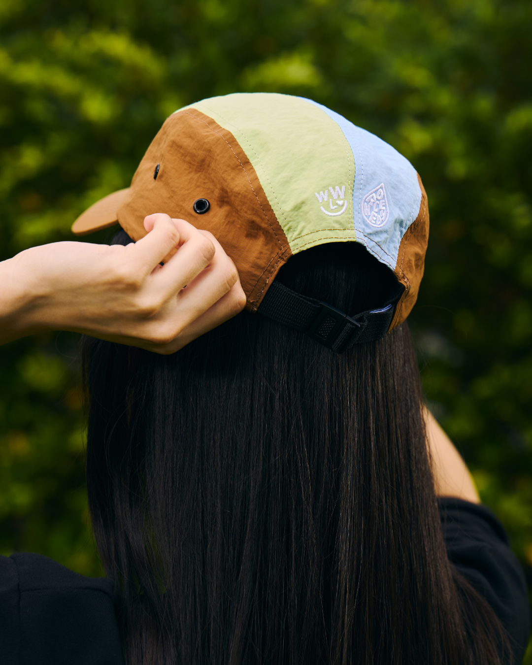 Somewhere Out Sunny! Waterproof 5-Panel Cap - Kiwi