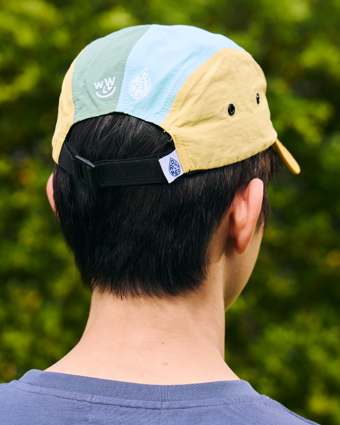 Somewhere Out Sunny! Waterproof 5-Panel Cap - Lemon