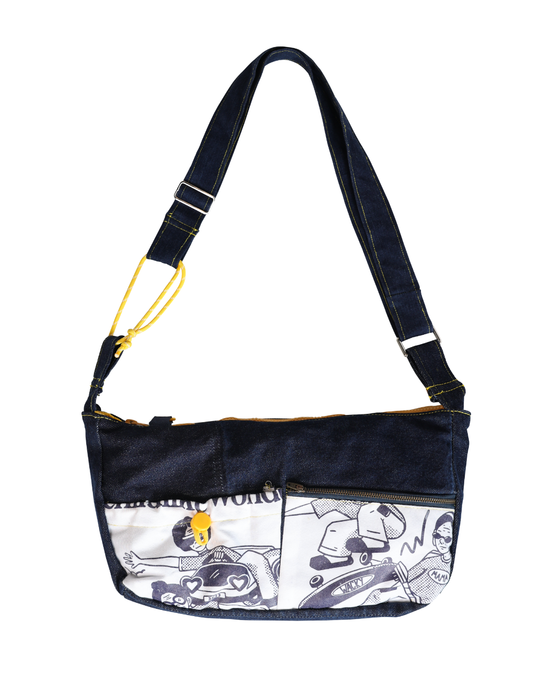 The Upcycled Denim Crossbody Bag | Design 006