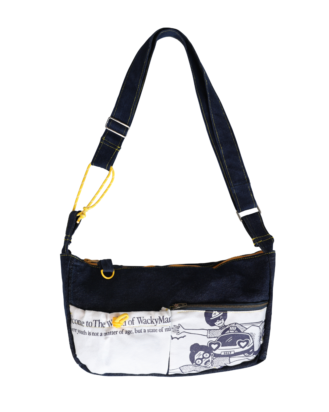 The Upcycled Denim Crossbody Bag | Design 024