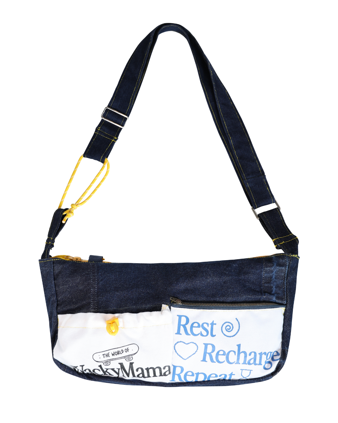 The Upcycled Denim Crossbody Bag | Design 027