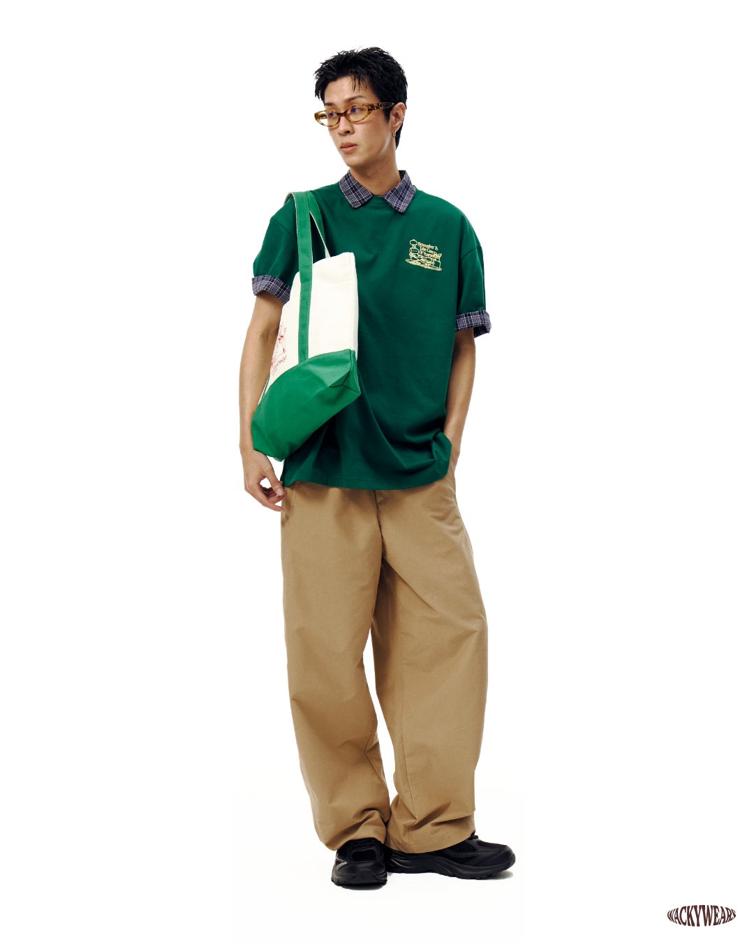 Everyday Basic Oversized Tee - Emerald Green