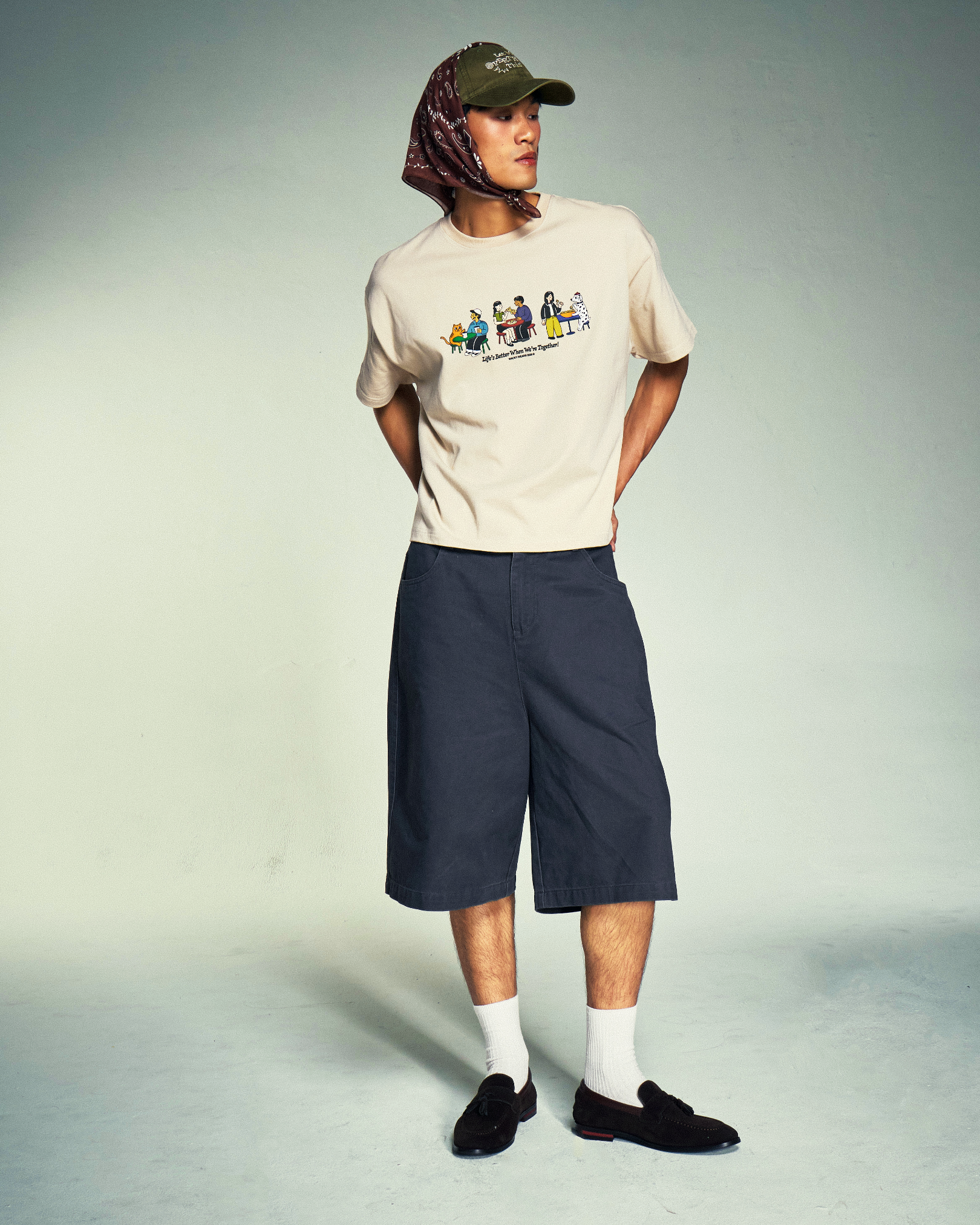 Life's Better Together (Sand) Boxy Tee