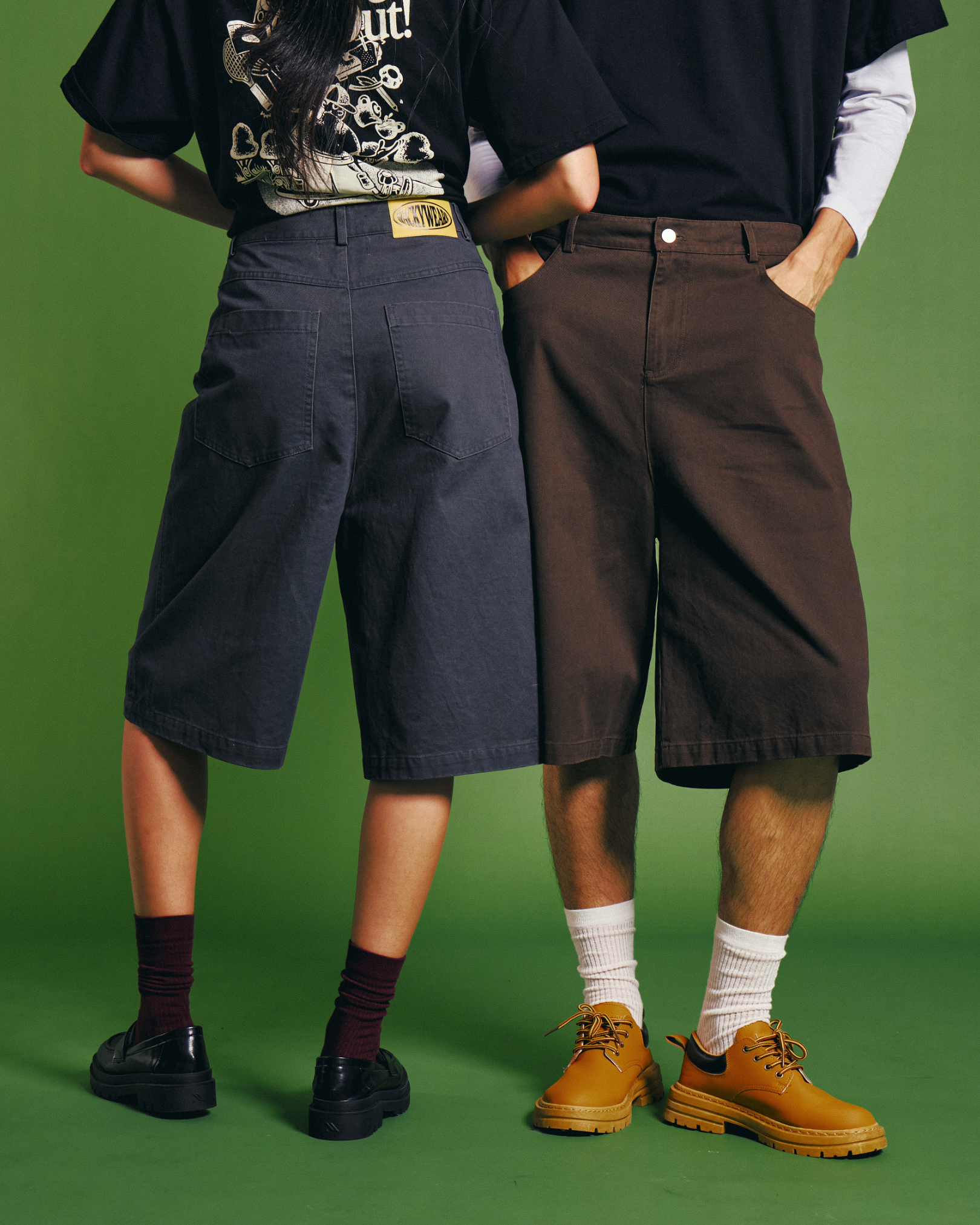 Basic Baggy Jorts (Brown)