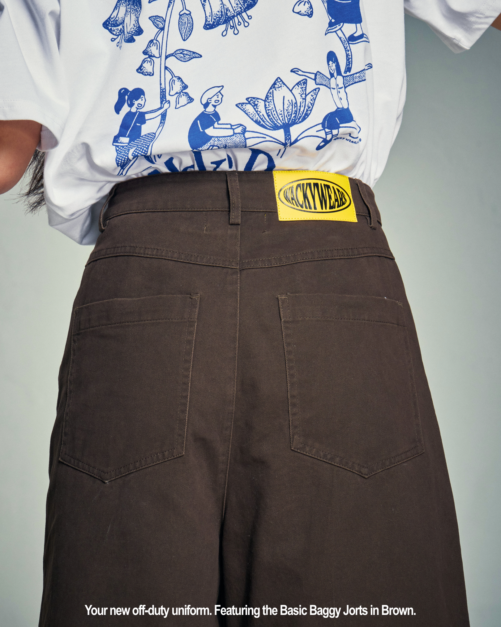 Basic Baggy Jorts (Brown)