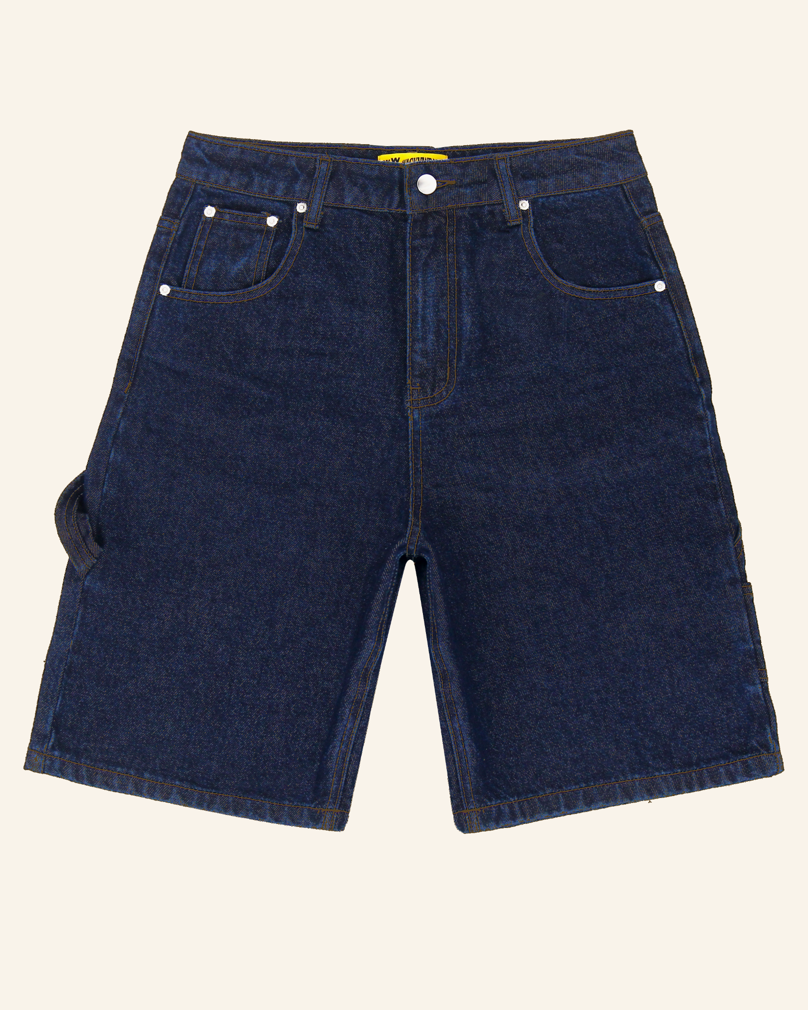 Cargo Baggy Denim Jorts - Dark Denim