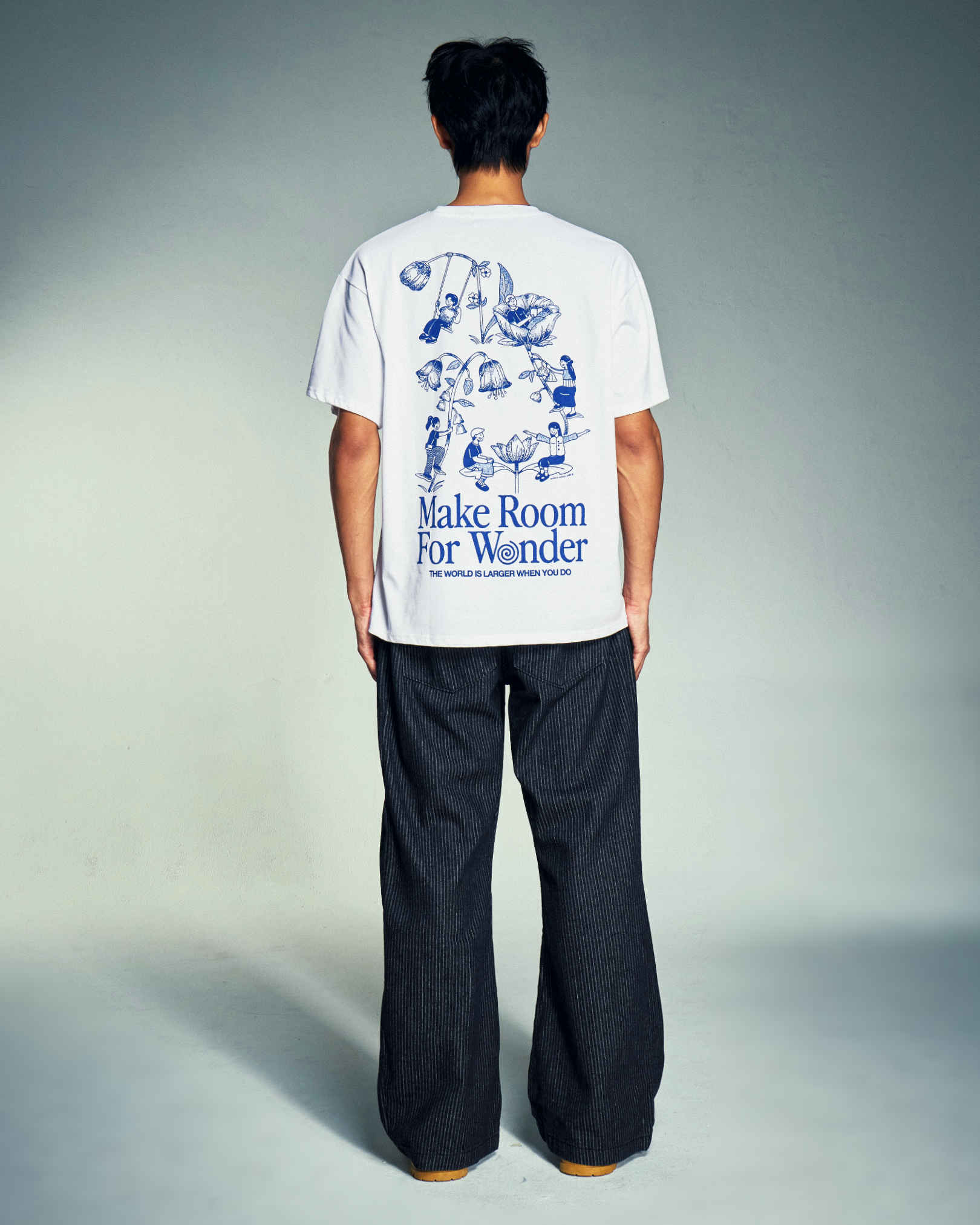 Make Room For Wonder - Oversized Tee (White)