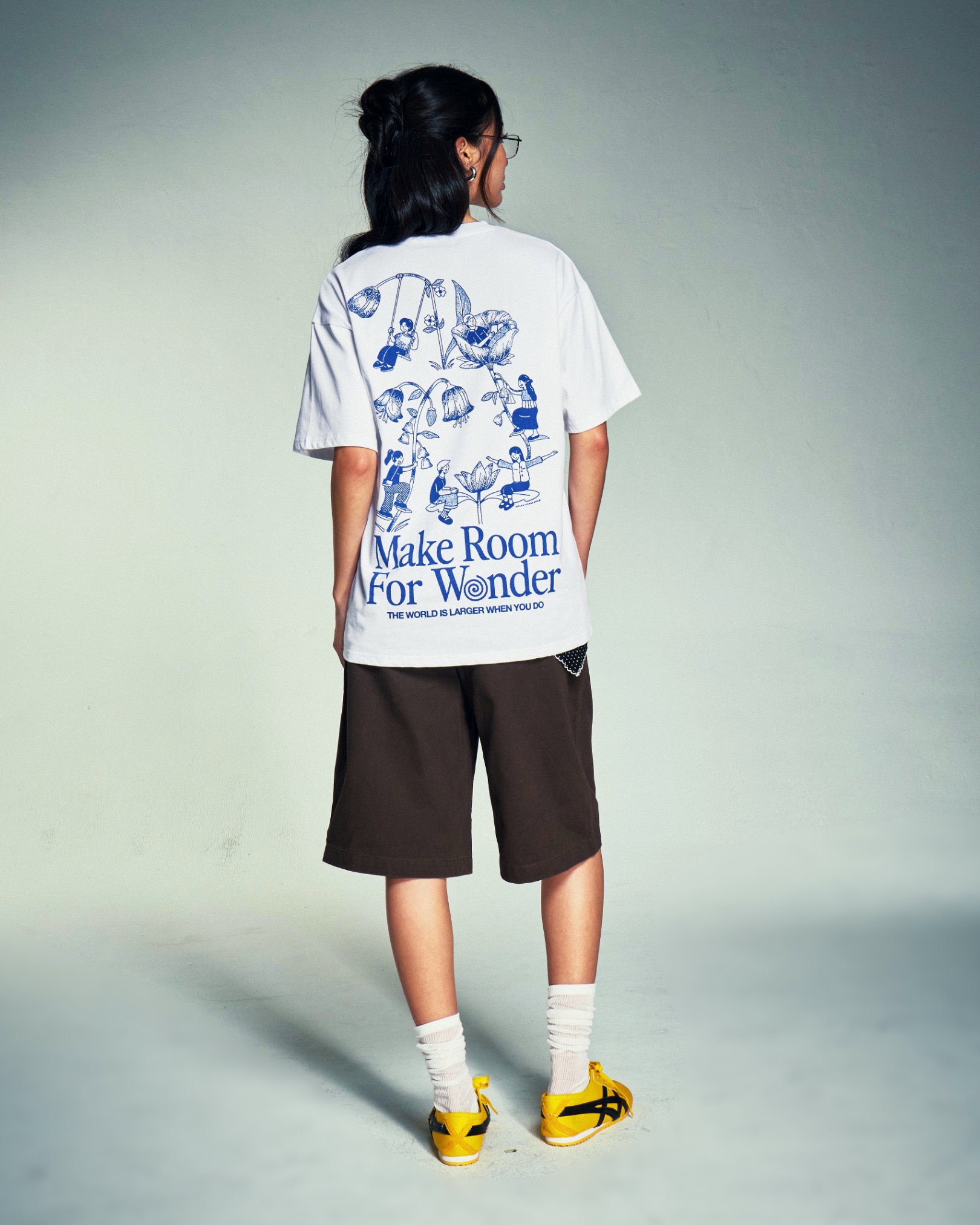 Make Room For Wonder - Oversized Tee (White)