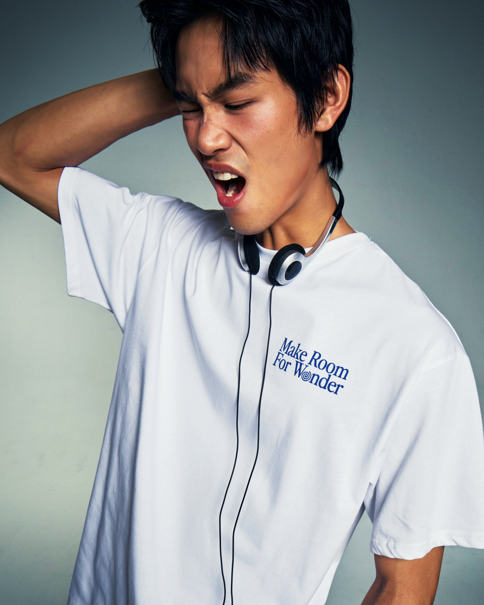Make Room For Wonder - Oversized Tee (White)