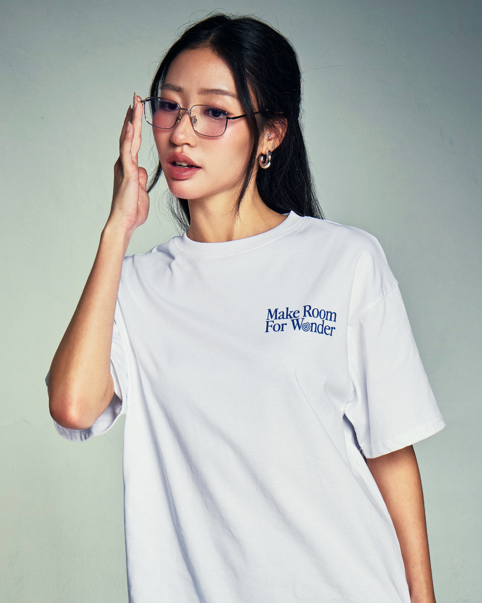 Make Room For Wonder - Oversized Tee (White)