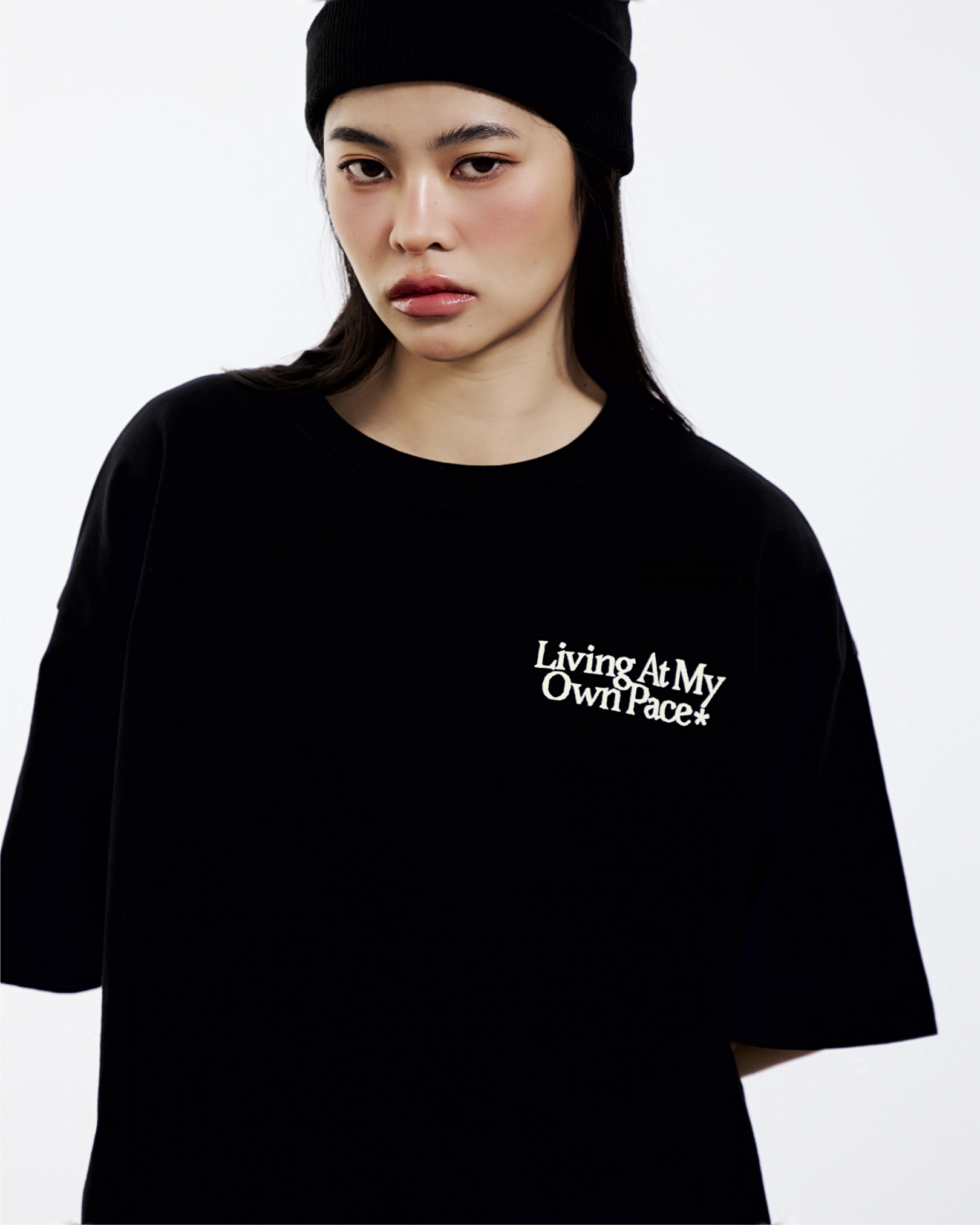 My Own Pace 2.0 - Black (Boxy Crop)