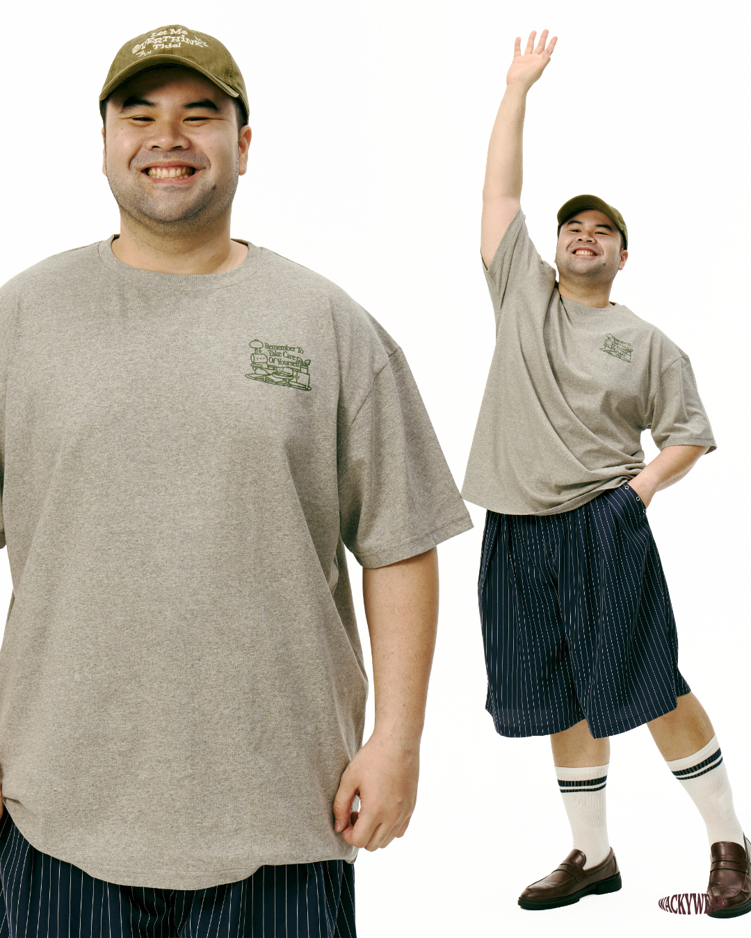 Everyday Basic Oversized Tee - Marle Grey