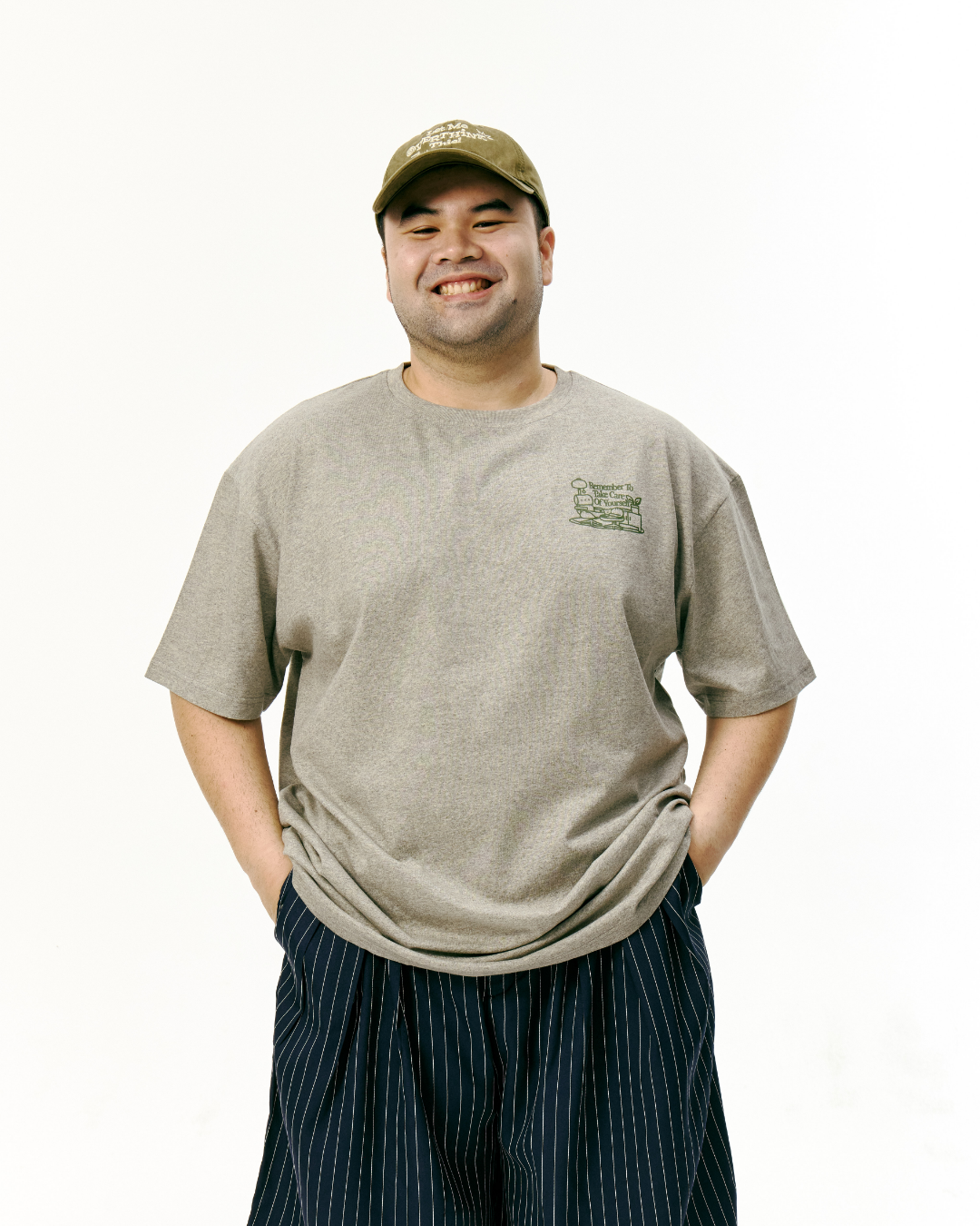 Everyday Basic Oversized Tee - Marle Grey