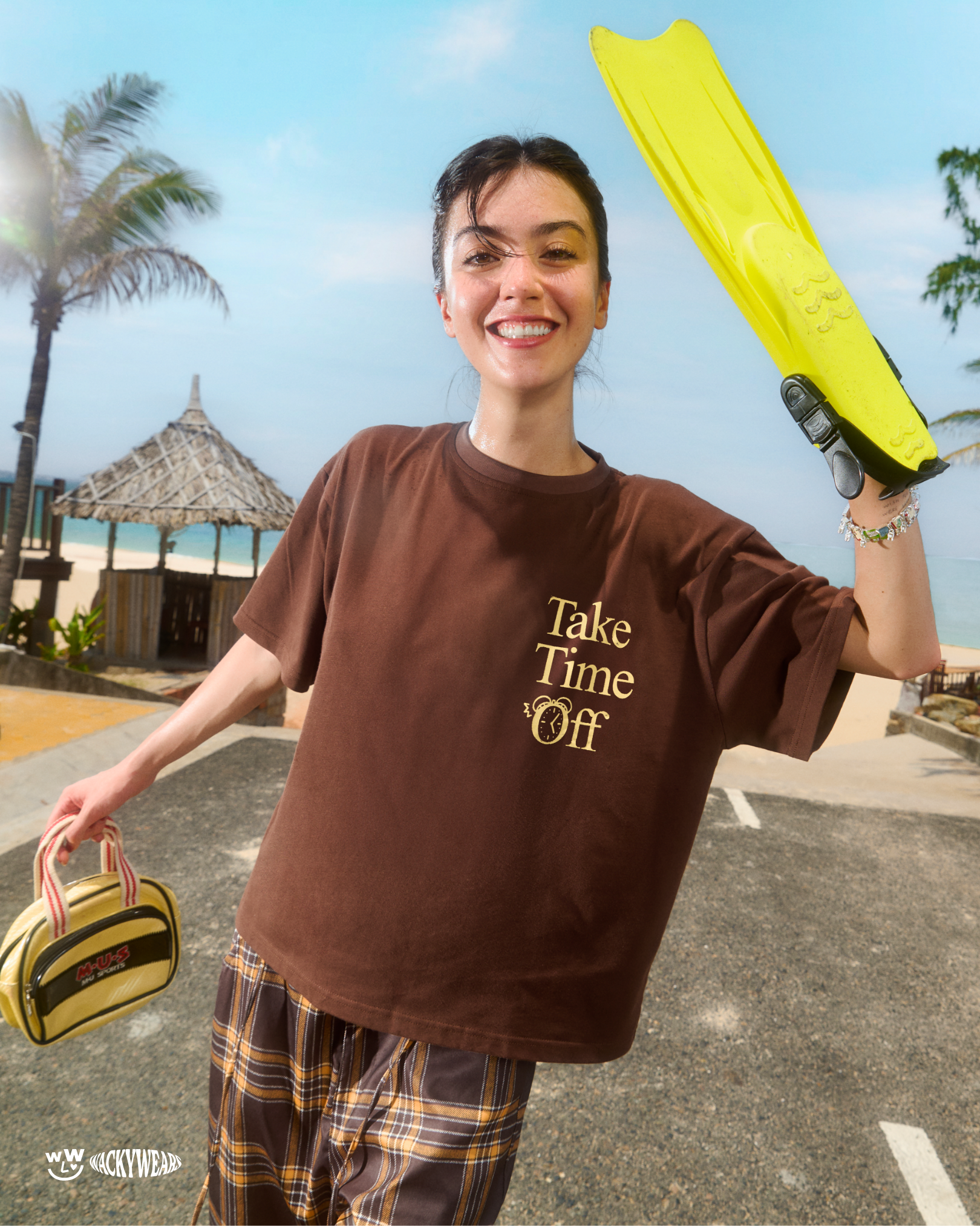 Take Time Off Truffle Brown (Boxy Crop)