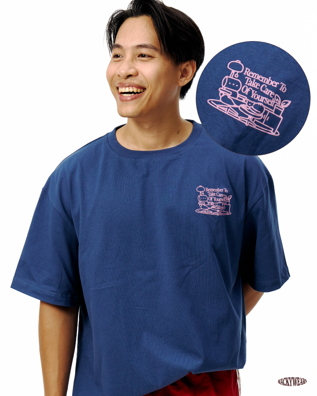 Everyday Basic Oversized Tee - Royal Blue