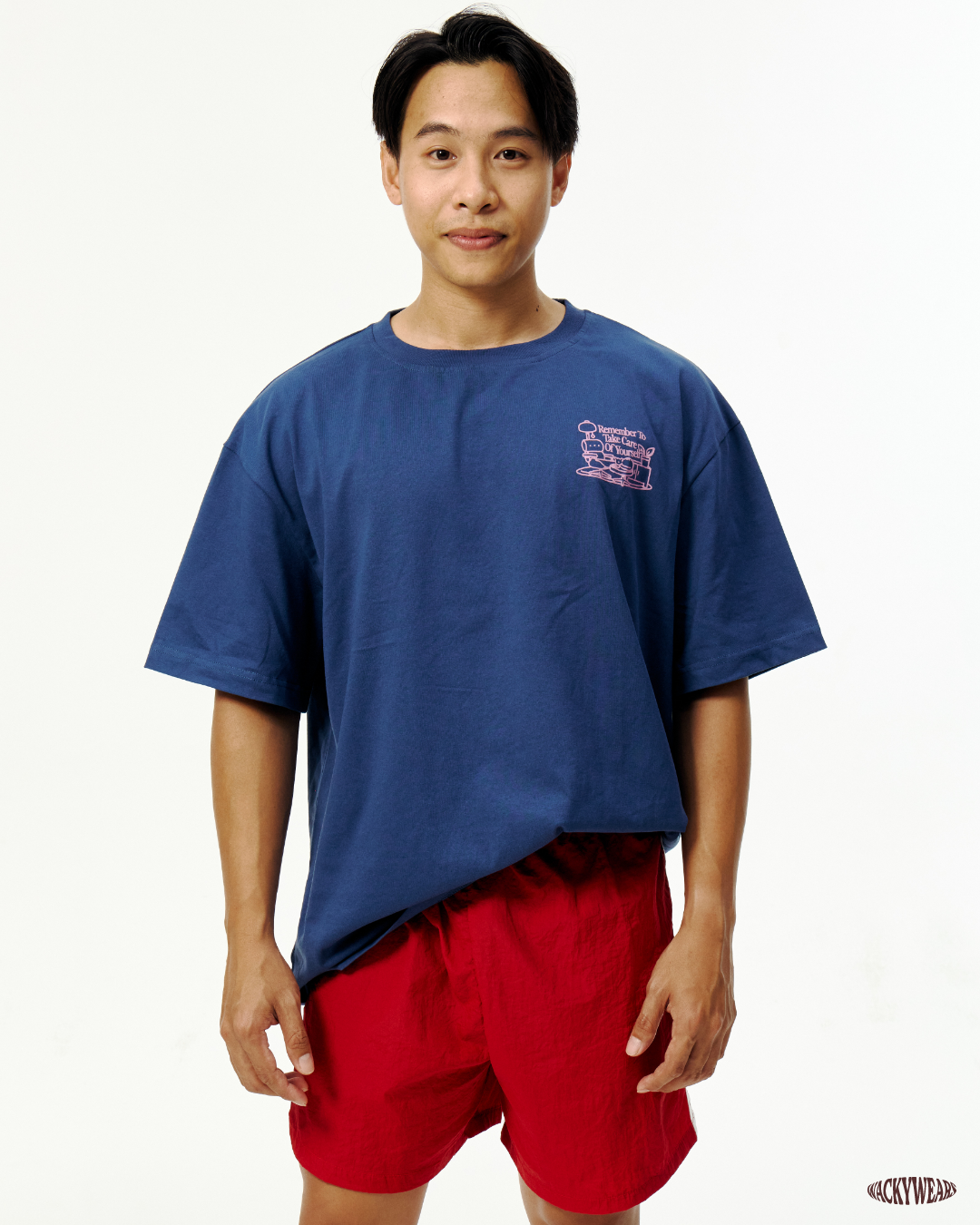 Everyday Basic Oversized Tee - Royal Blue