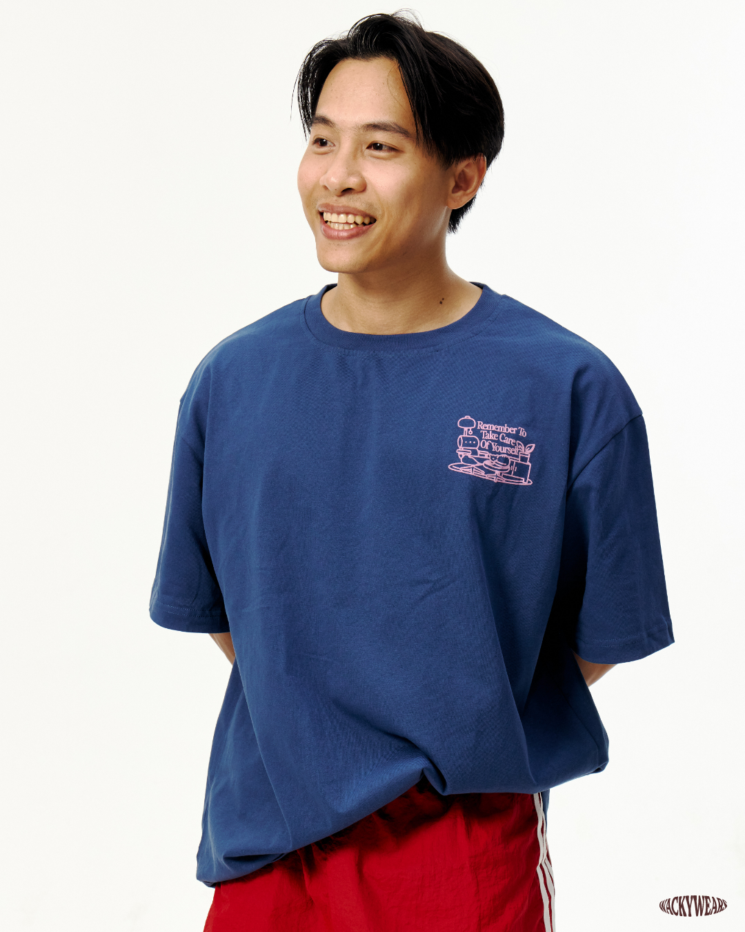 Everyday Basic Oversized Tee - Royal Blue