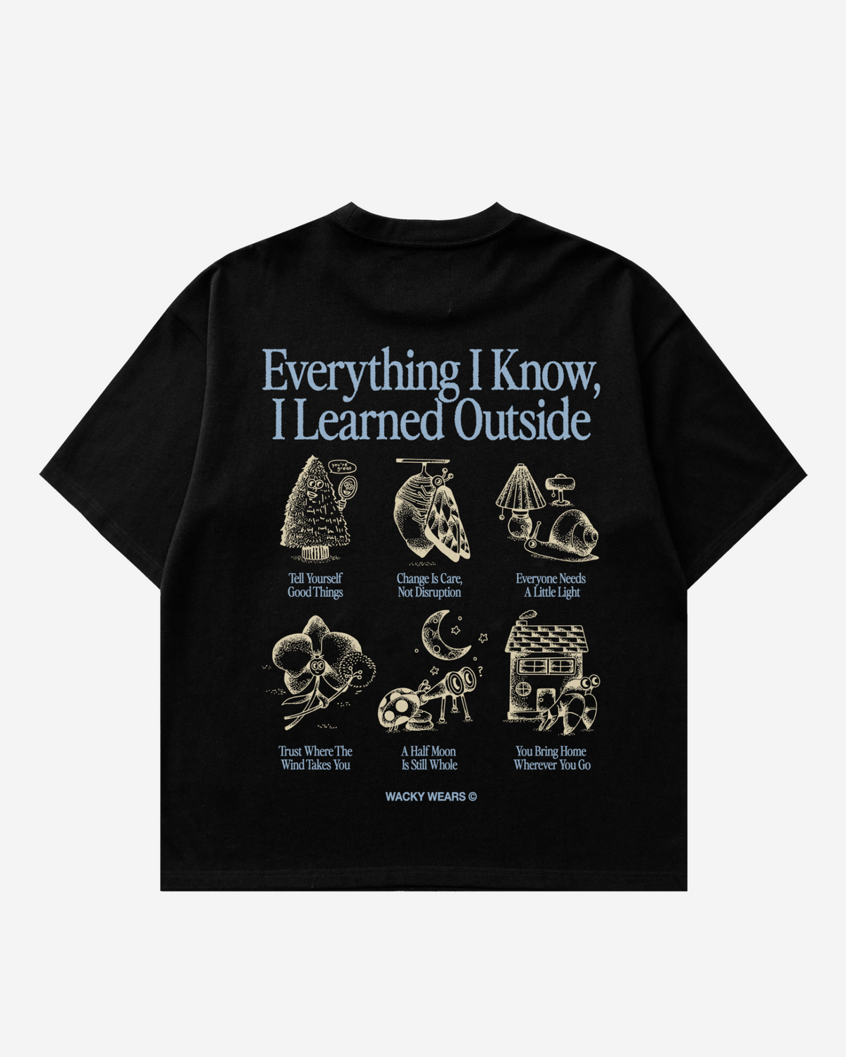 Outside Oversized Tee (Black)