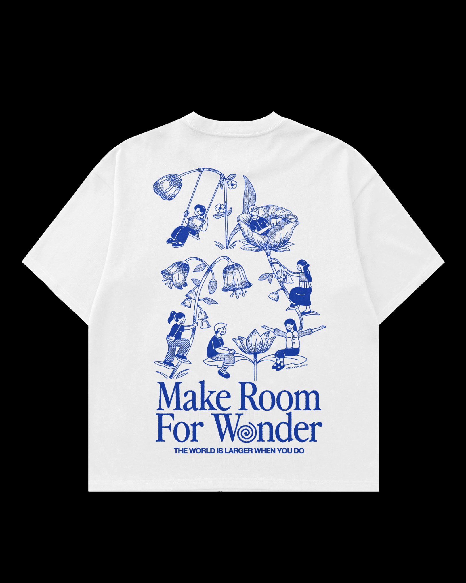 Make Room For Wonder - Oversized Tee (White)