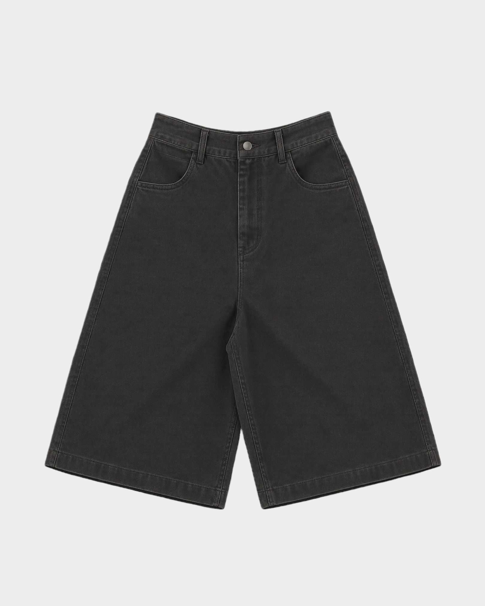 Basic Baggy Jorts (Charcoal)