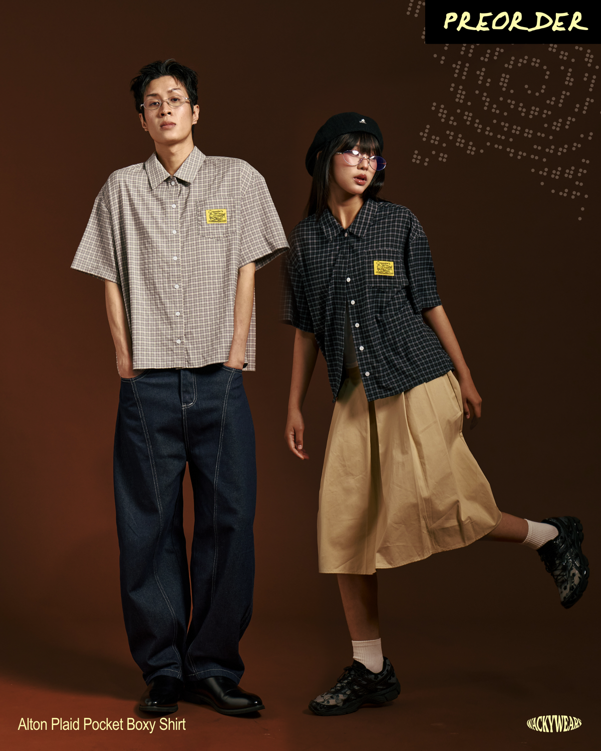 [PRE-ORDER] Alton Plaid Pocket Boxy Shirt *ETA: Nov 2026*