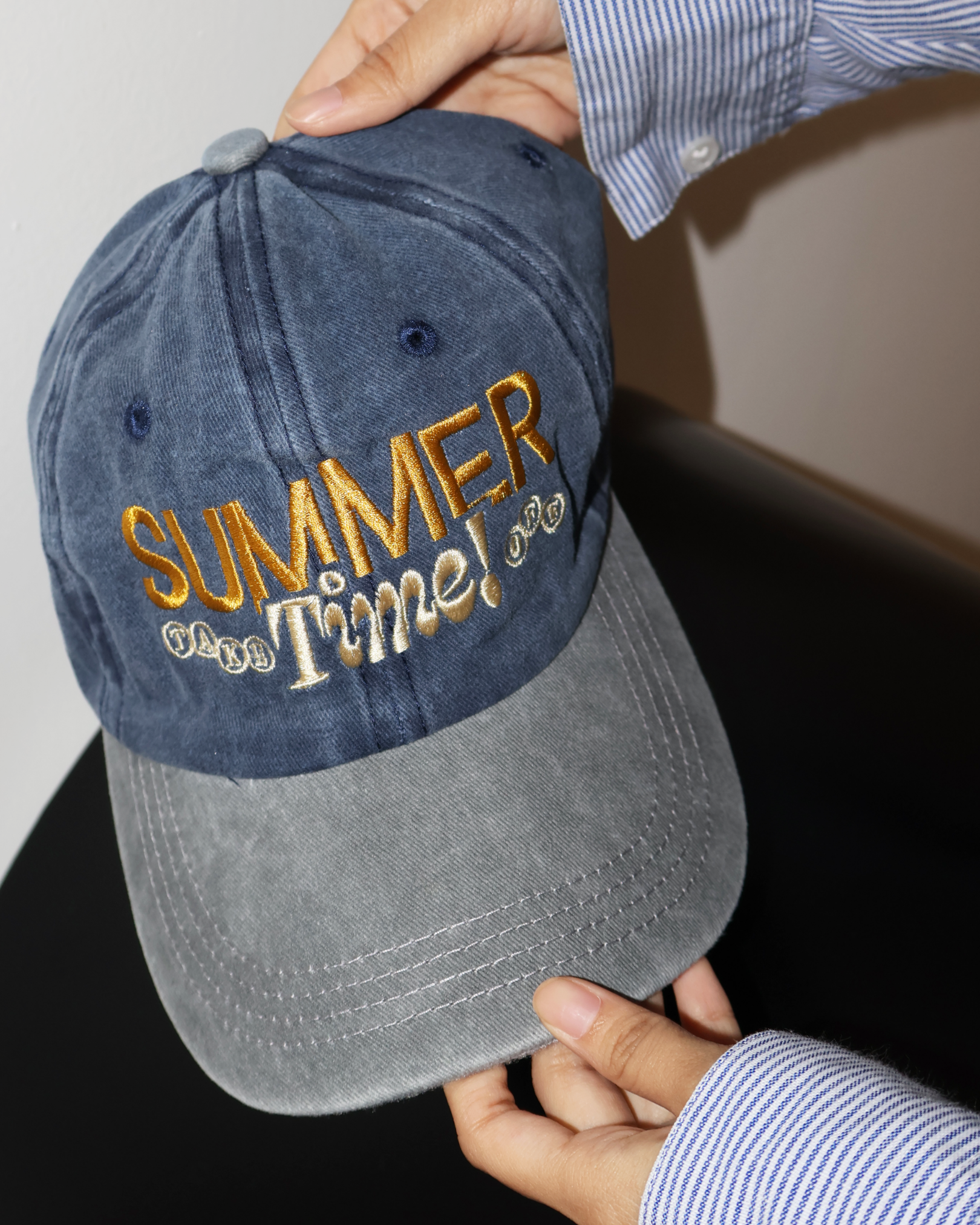 Summer Time Duo Tone Cap (Navy)